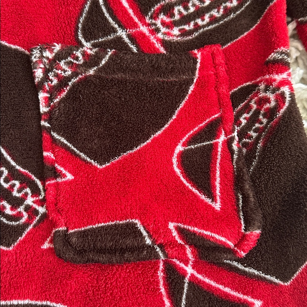 Youth Football Robe Red - Picture 4 of 7